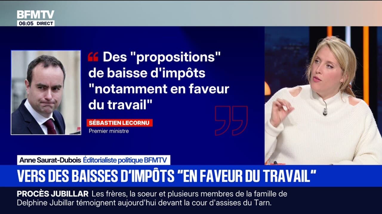 vers des baisses d'impôts "en faveur du travail" ?