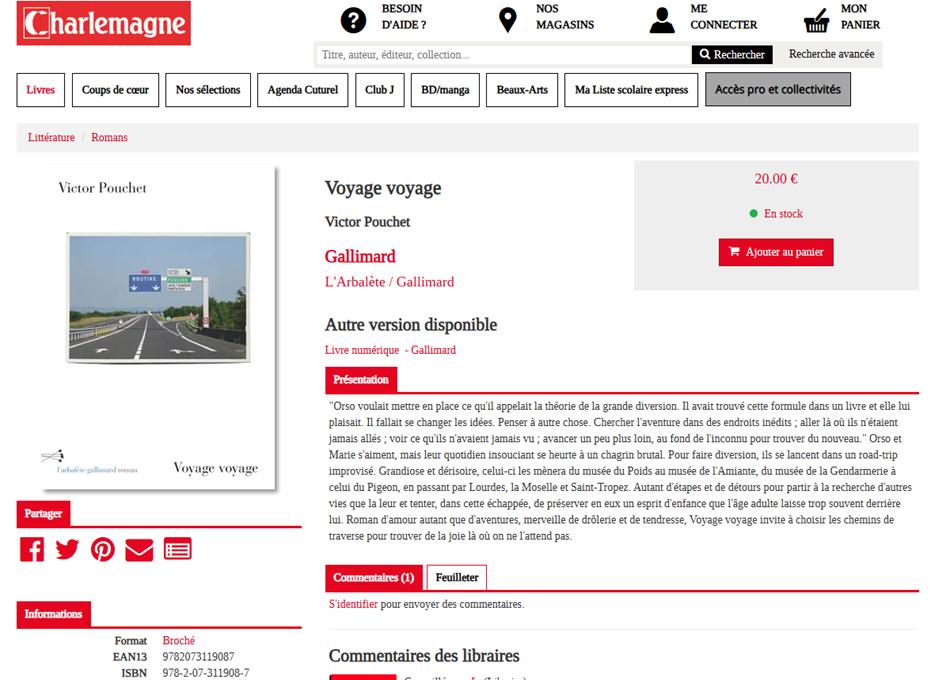 TOULON : "Voyage voyage", de Victor POUCHET