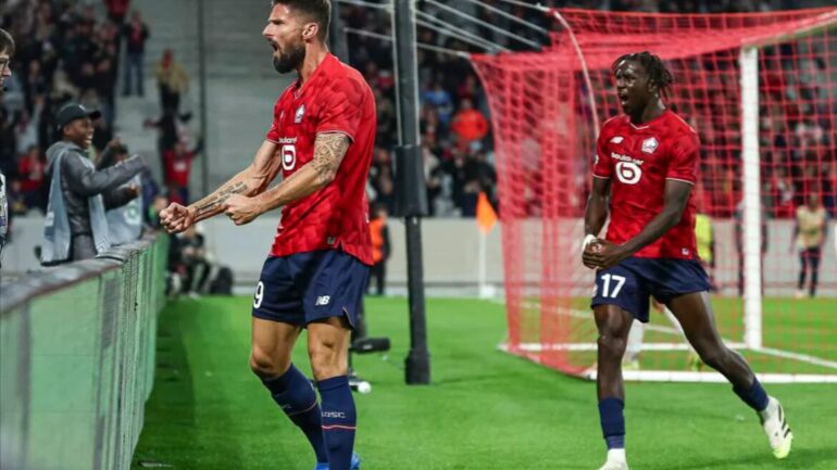 Olivier Giroud à Lille