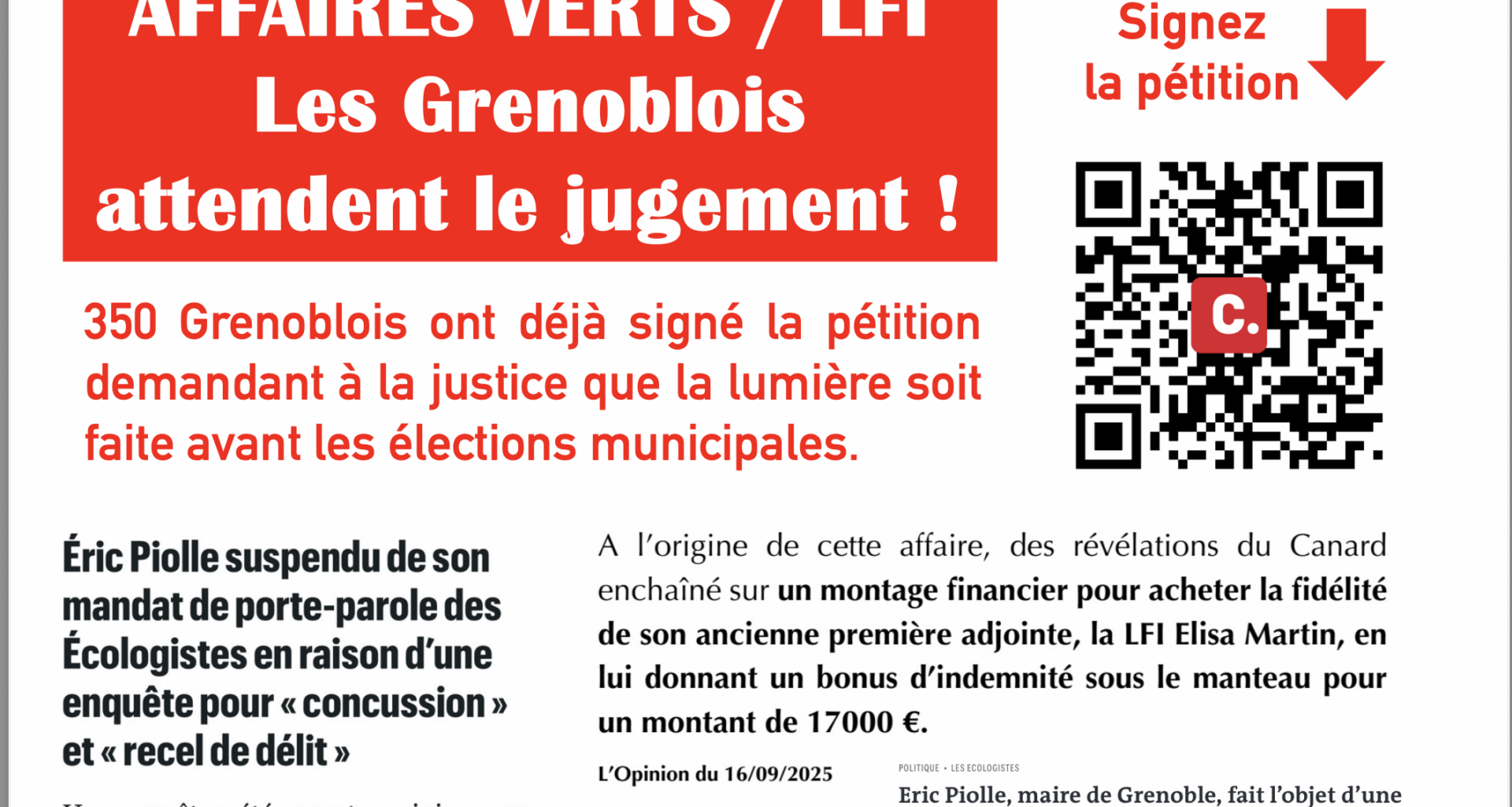 À GRENOBLE, PIOLLE FAIT DÉRAILLER LES VERTS