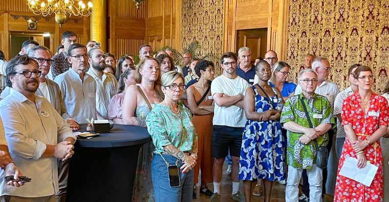145 commerçants nouvellement installés à Nantes ont été accueillis à l'Hôtel de Ville