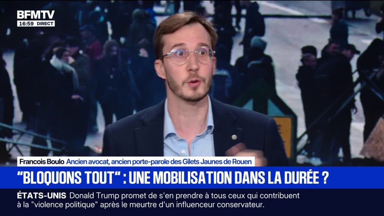 "Depuis 8 ans Emmanuel Macron n'a jamais rien écouté", dénonce François Boulo, ancien porte-parole des Gilets Jaunes de Rouen