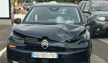 Projetée 35 mètres plus loin après avoir été fauchée sur la route du bord de mer, elle s’en sort miraculeusement