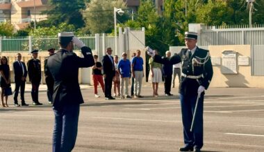 À Nice, prise de commandement à l’Escadron départemental de sécurité routière