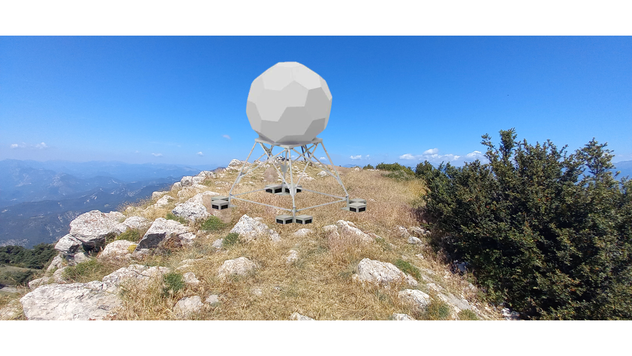 "Il pourra prévoir des intensités de pluie à une heure et sera précis à l’échelle d’un quartier": un nouveau radar high-tech de prévision météo installé sur la Côte d'Azur