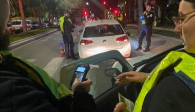 La police renforce les contrôles routiers aux abords des boîtes de nuit à La Garde