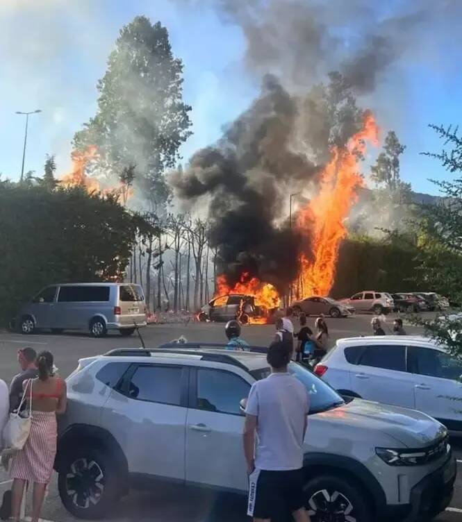 Spectaculaire incendie à Mandelieu: il avait fait incendier sa propre voiture pour toucher l’assurance