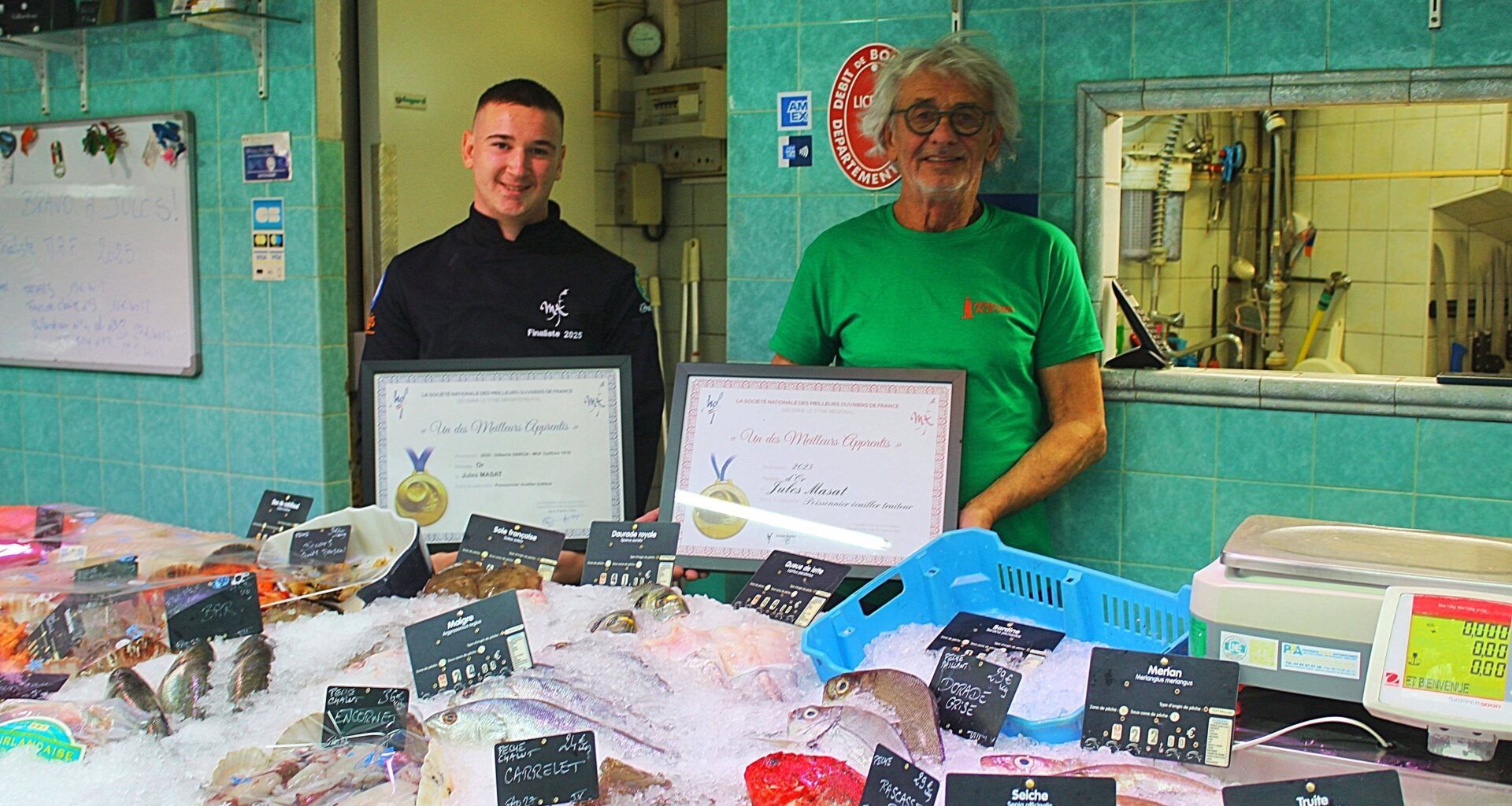 Jules Masat, 16 ans et déjà un poissonnier d’excellence à La Valette