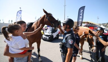 Une journée pour les orphelins de la police nationale au stade des Arboras à Nice