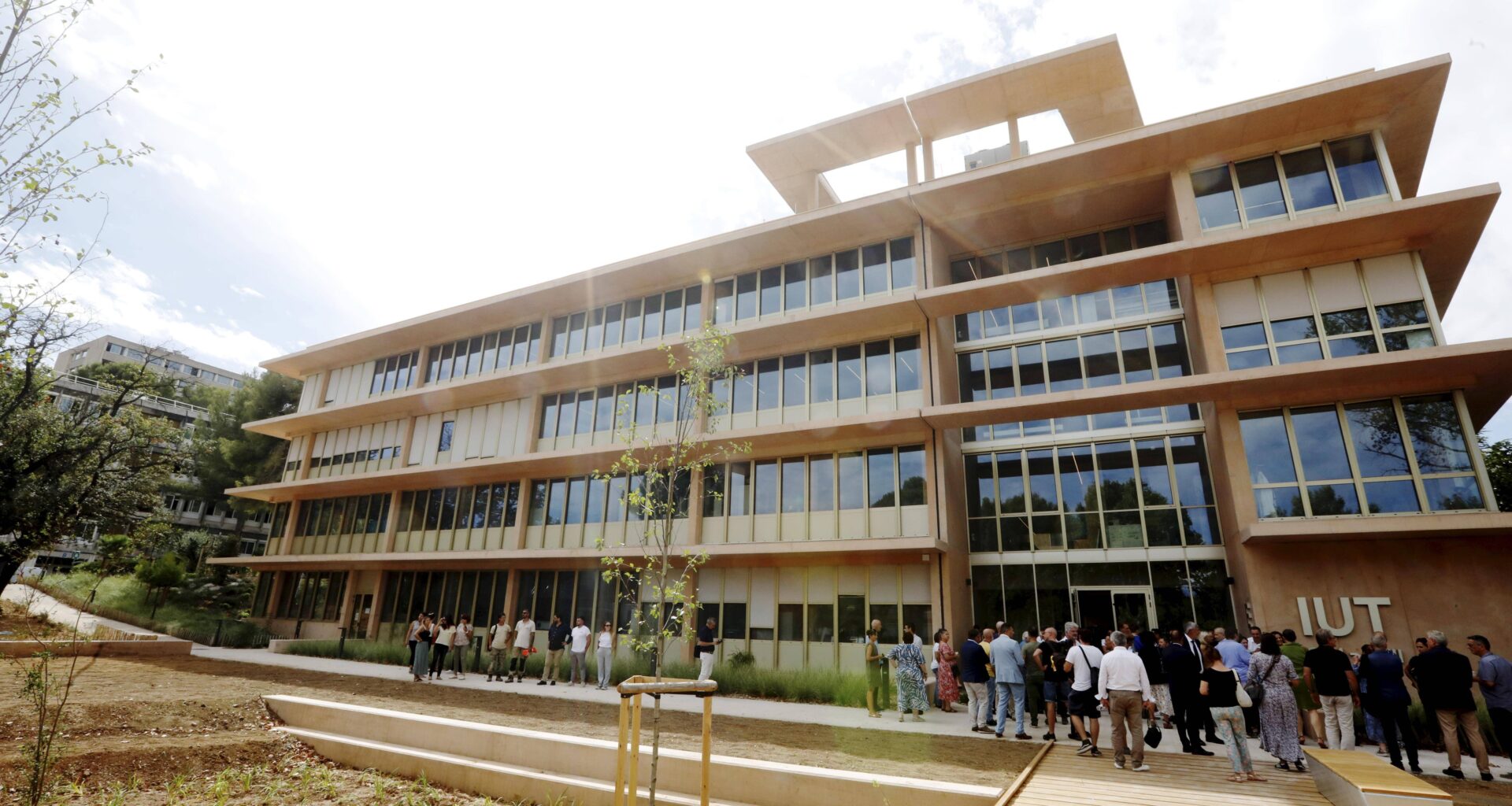 Ecocampus de l’université de La Garde: le bâtiment E montre la voie
