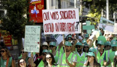"Une pharmacie négligée ce sont des patients en danger": les pharmaciens ont clamé ce jeudi à Nice leur inquiétude et leur colère, une mobilisation très suivie