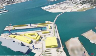 Quinze hectares gagnés sur la mer et un pont pour le futur porte-avions de nouvelle génération attendu à Toulon