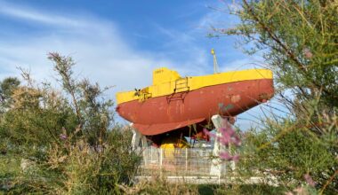 A Toulon, l’emblématique bathyscaphe rouge et jaune FNRS III sera restauré l’an prochain