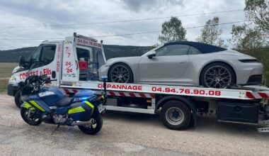 Deux voitures de luxe interceptées pour grand excès de vitesse à Gréolières, ce dimanche