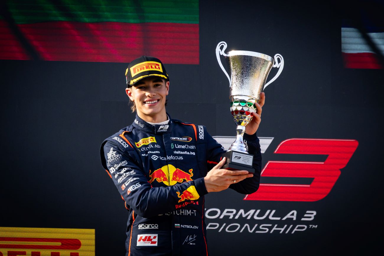 Nikola Tsolov promu en Formule 2 par Campos Racing