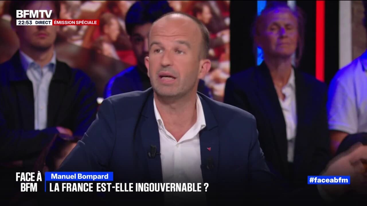 "Le budget de cette année a divisé la croissance par deux", affirme Manuel Bompard (LFI)
