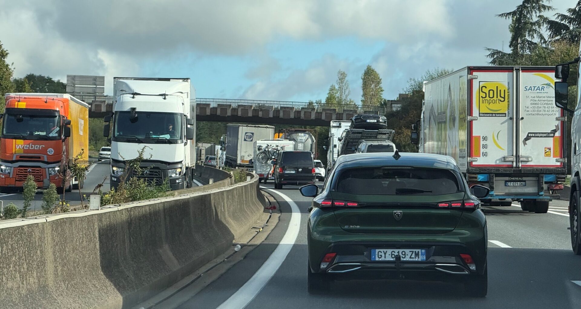 NICE : A8 - Circulation perturbée dans le secteur de Nice suite à des réparations d'urgence
