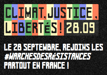 Marche des résistances à Bordeaux dimanche 28 septembre 14h00 Place de la Victoire