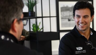 Première visite de Perez au QG de Cadillac F1 à Silverstone