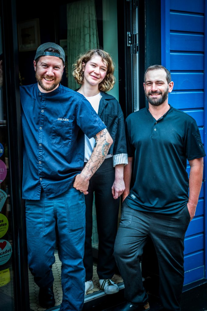 Le chef Jérémy Guivarch et l