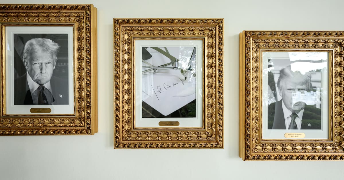 La Maison Blanche présente son «Wall of Fame»... et tourne Joe Biden en ridicule – Libération