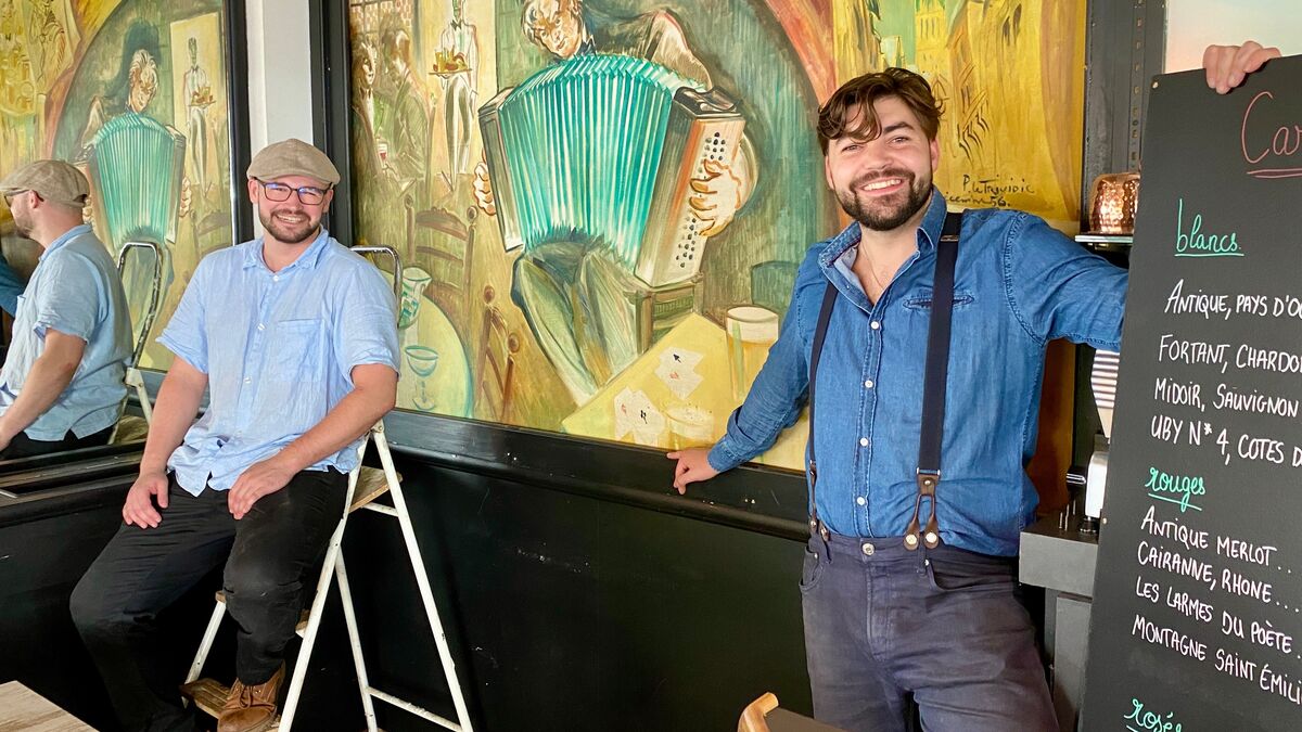 Dans leur brasserie à Rouen, ils redonnent vie à un tableau emmuré depuis des décennies