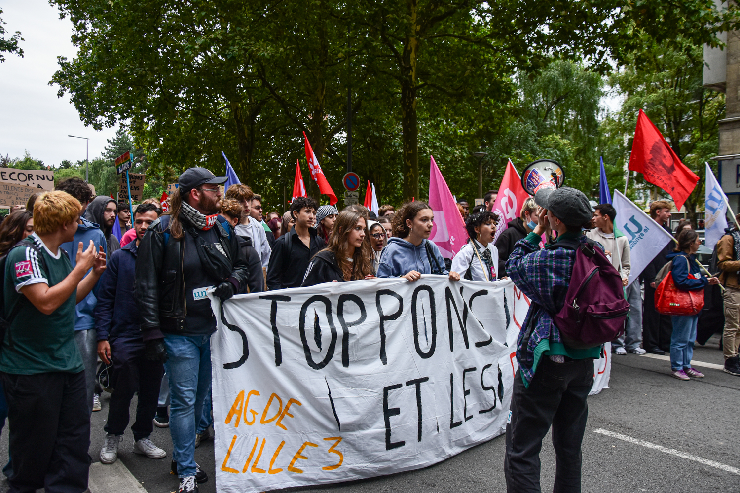 Bloquons Tout, Lille 10 septembre