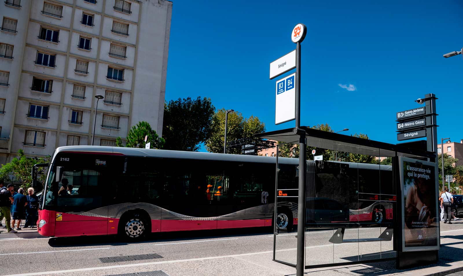La Métropole inaugure le bus à haut niveau de service B4 à Marseille