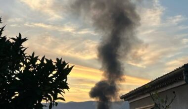 Un incendie à Nice : un important dispositif de secours mobilisé