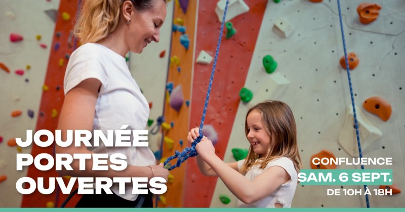 Découvrez l'escalade en famille chez Climb up Confluence samedi 6 septembre 2025, pour une journée pleine de sensations. 