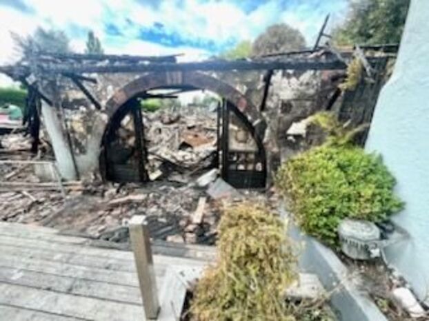 Le Moulin Rose à Belbeuf n'est plus qu'un champ de ruine. LP/#PRESSE30