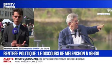 Jean-Luc Mélenchon présent à la braderie de Lille pour un discours attendu vers 16h30