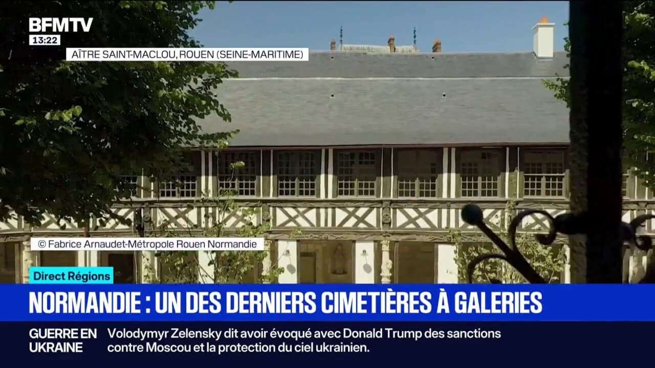 L'aître de Saint-Maclou de Rouen est l'un des derniers cimetières à galeries de France