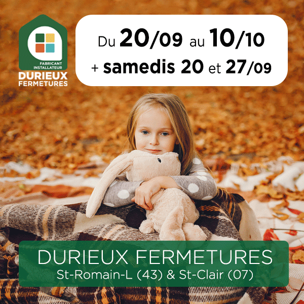 Saint-Romain-Lachalm Durieux Fermetures septembre 2025