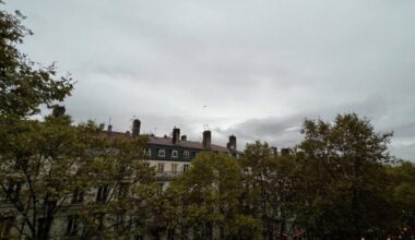 Lyon pluie nuages