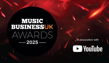 MBW's Music Business UK Awards pour retourner à Londres en novembre, soutenu par YouTube