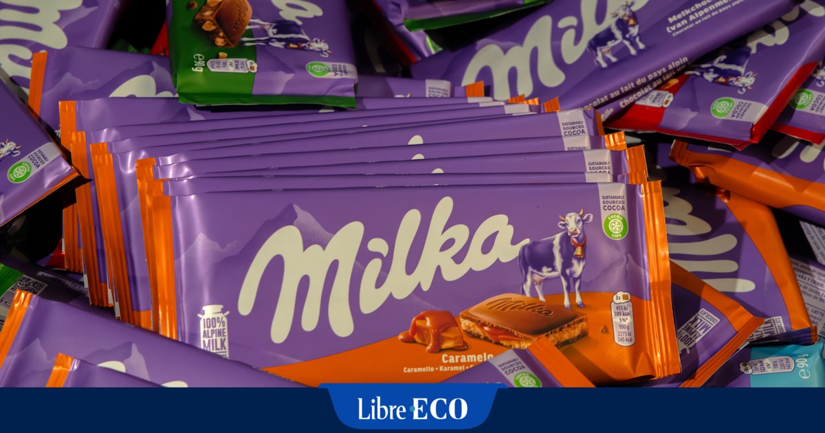 La société derrière Milka poursuivie en Allemagne pour avoir réduit ses barres chocolatées