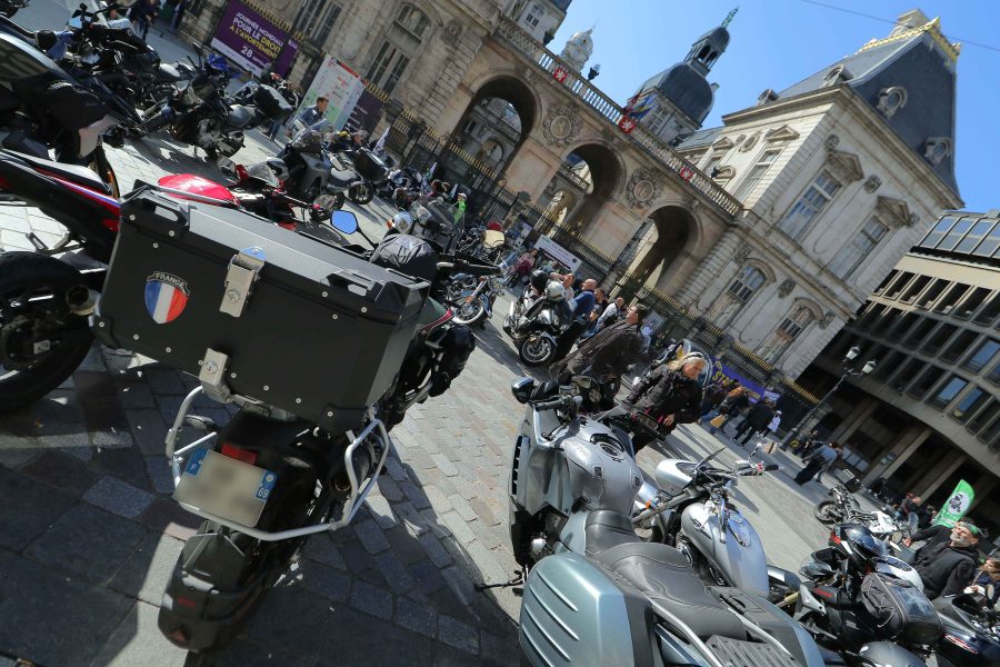 Manif des motards Lyon 2026 photo Pascal Piérart