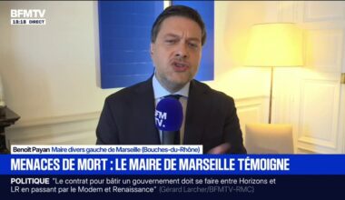 "Je ne me sens pas en danger, ces gens-là ne me font pas reculer", affirme Benoît Payan, maire de Marseille