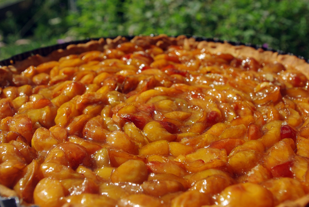 Tarte aux mirabelles faite maison © French Moments