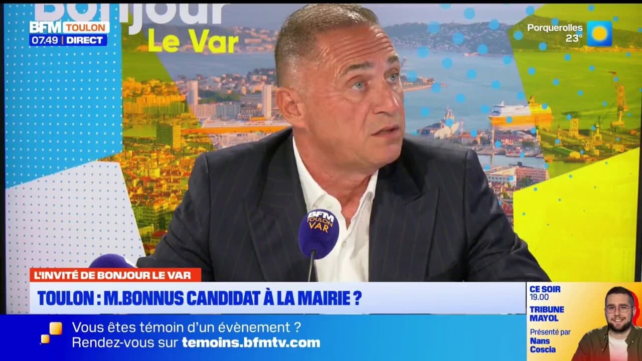 Municipales 2026 à Toulon : "L'important , c'est de faire une liste unie" - BFMTV