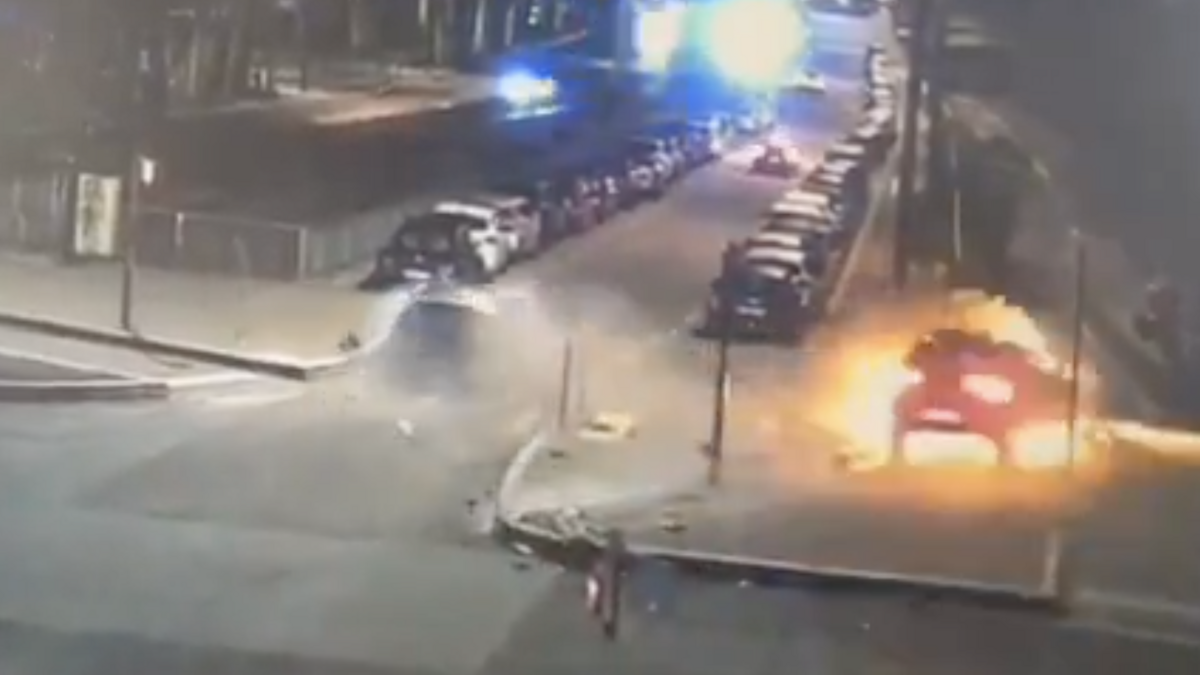 Quatre blessés dont un grave après une course-poursuite qui s’est terminée en accident spectaculaire dans les rues de Rouen