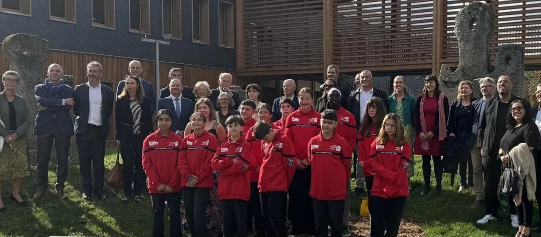 Ce nouveau collège d’un coût de 26 millions d’euros a été inauguré près de Nantes