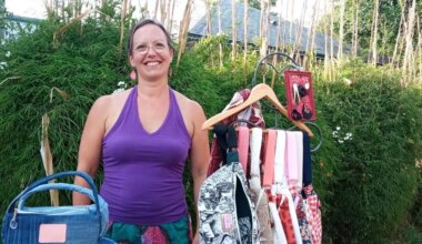 Après une reconversion, Domitille a suivi sa passion et est devenue couturière