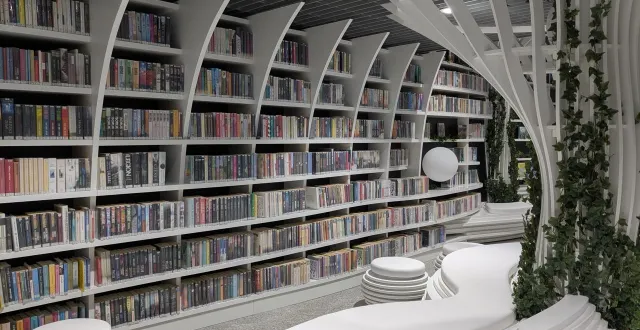 photo  la bibliothèque metroteka dispose d’un grand choix de livres disponibles à tous les visiteurs.  ©  photo : bibliothèque publique du quartier de targówek de la capitale de varsovie 