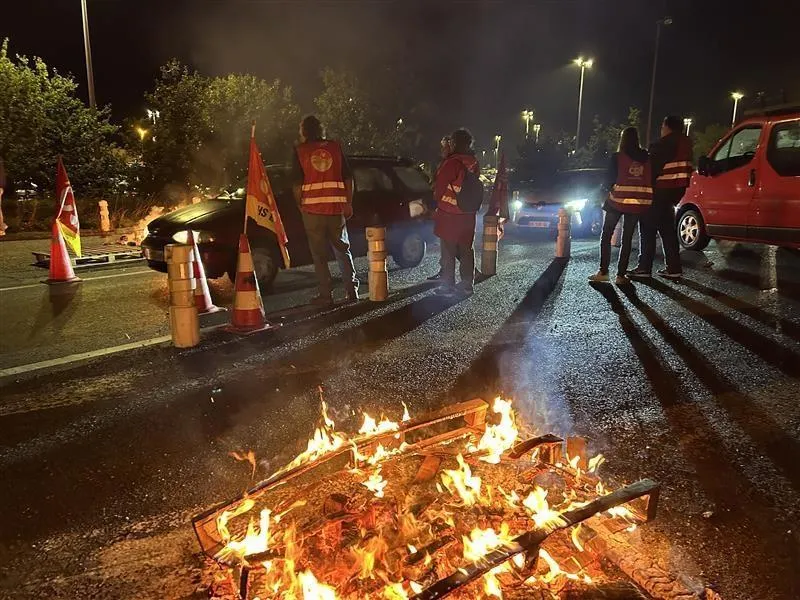 Mouvement du 10 septembre. Une première action dès 4 h près de l’aéroport de Nantes