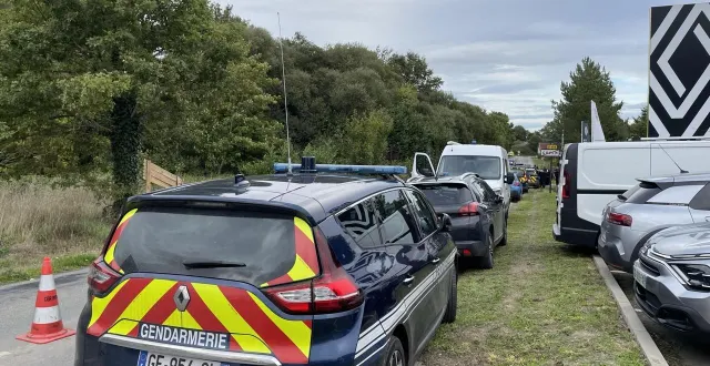 photo  l’accident a eu lieu à la sortie de la commune de goven, au sud de rennes, vendredi 12 septembre 2025.  ©  ouest-france 