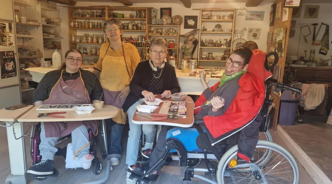 Vern-sur-Seiche. Handicap : Mosaïque et tesselles s’engage