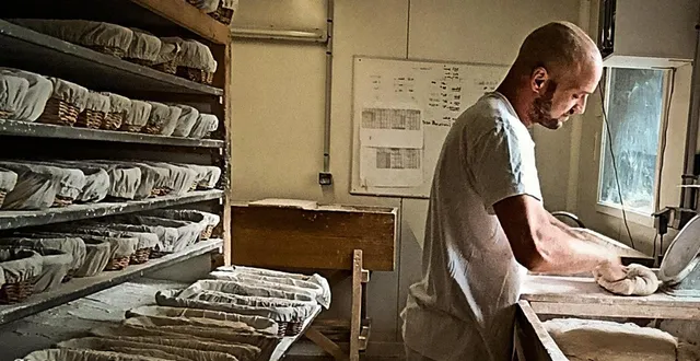 photo  le pain en cours d’élaboration sera à voir  ©  ouest-france 