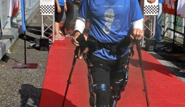 Avec son exosquelette, il a parcouru 3 km à Rennes